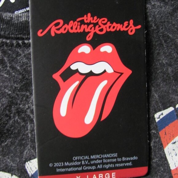 ROLLING STONES DARK GREY TSHIRT XL NWT - Picture 5 of 7